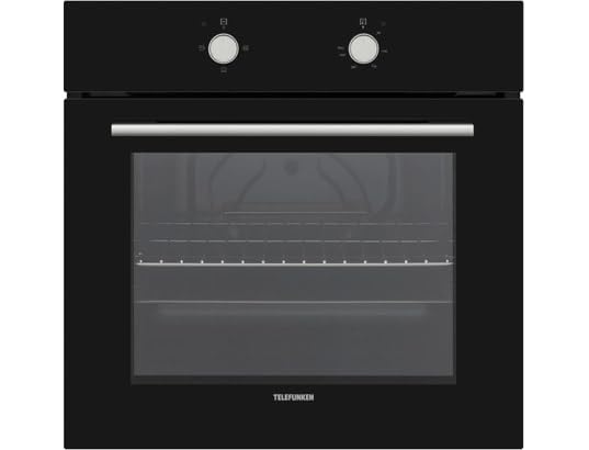 TELEFUNKEN Four encastrable émail lisse TFKCNE72K2, 72 litres, 3 modes de cuisson