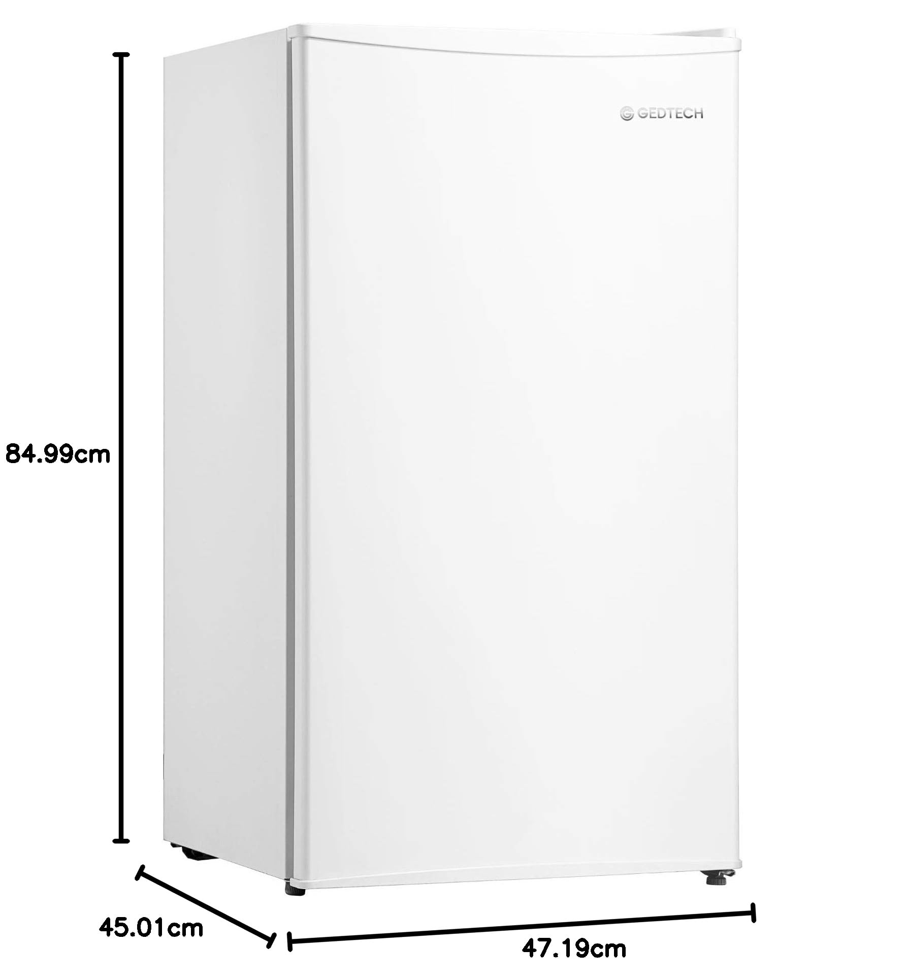 GEDTECH Réfrigerateur Table Top 85L GTOP93WH - Couleur blanc