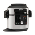 Ninja Multicuiseur Foodi MAX Air Fryer, SmartLid, 12 fonctions de cuisson, 7.5L, Autocuiseur 12 en 1, Cuisson sous pression, Friture à l'air, Cuisson lente et plus, Acier inoxydable, OL650EU