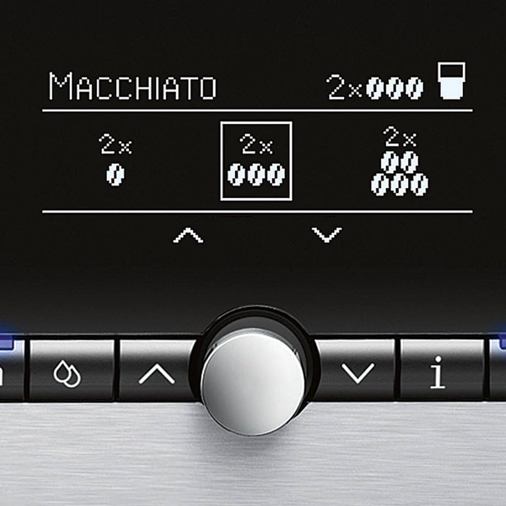 Siemens - TE806501DE - Machine à café automatique, Noir/Titanic