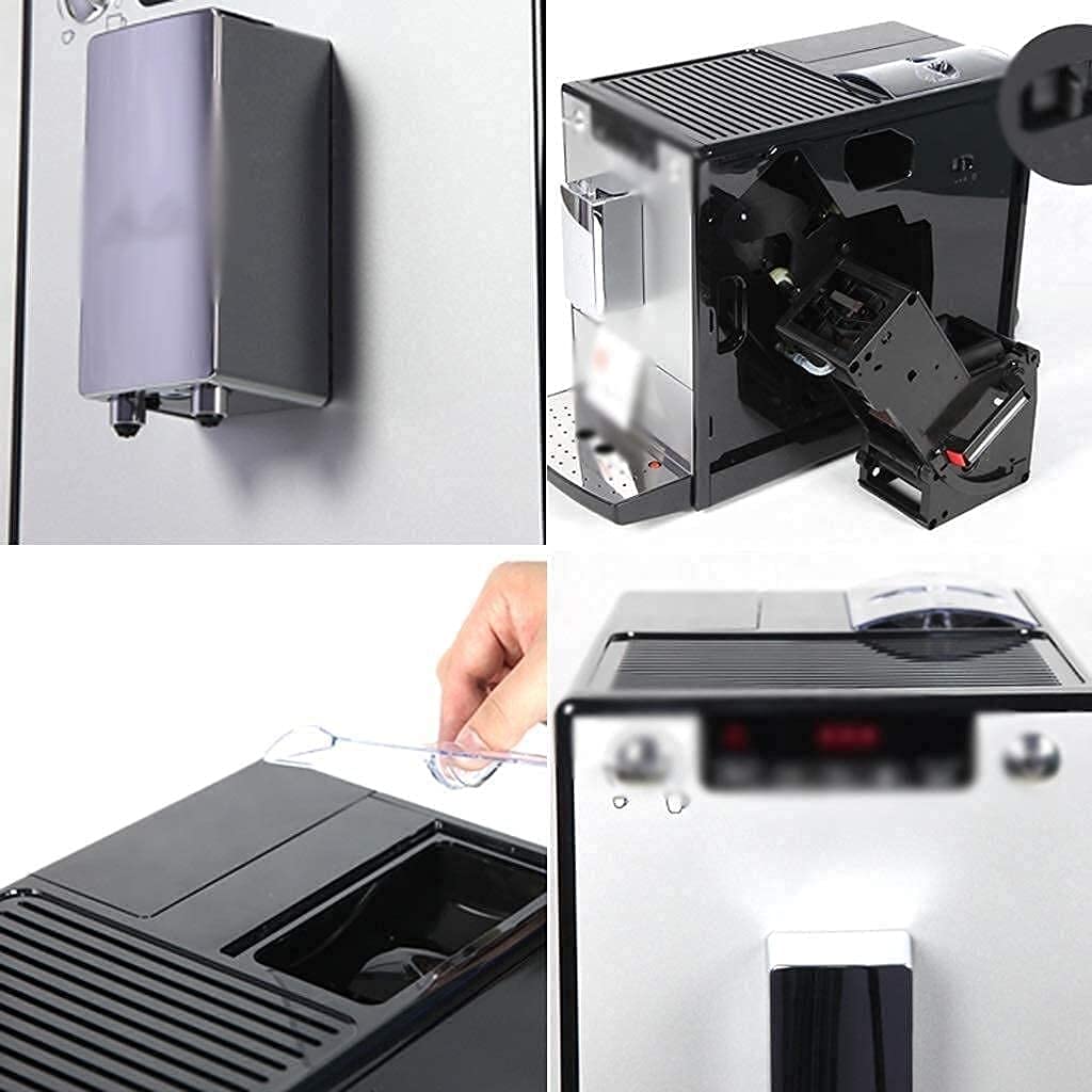 Machine à Café Espresso Machine, Machine à Café Entièrement Automatique, Moulinette, Machine à Café, Machine à Café à Café à Filtre Grand Public Et Commercial, 200Mm X 455Mm X 325Mm, Noir Et Argent I