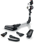 Bosch Electroménager Unlimited 7, BBS711W, aspirateur Balai, autonomie de 40 Min, Brosse motorisée avec éclairage LED, Batterie 3.0 Ah Power for All, Tube Flexible, Poids léger, Accessoires, Blanc