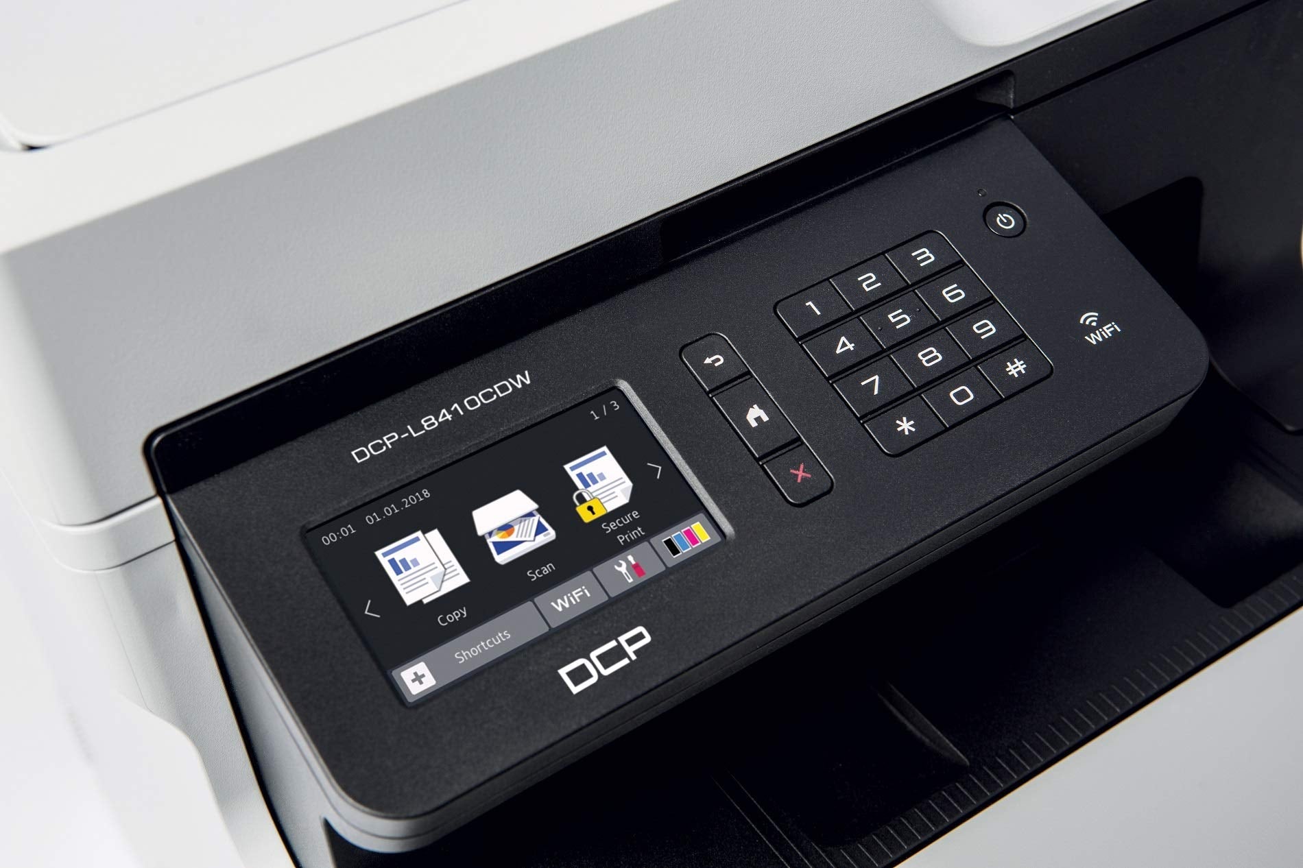Brother DCP-L8410CDW Imprimante Multifonction 3 en 1 Laser - Professionnel - Economique - Couleur - Compact mais Puissant - Récompensé par Bli - A4, NOIR