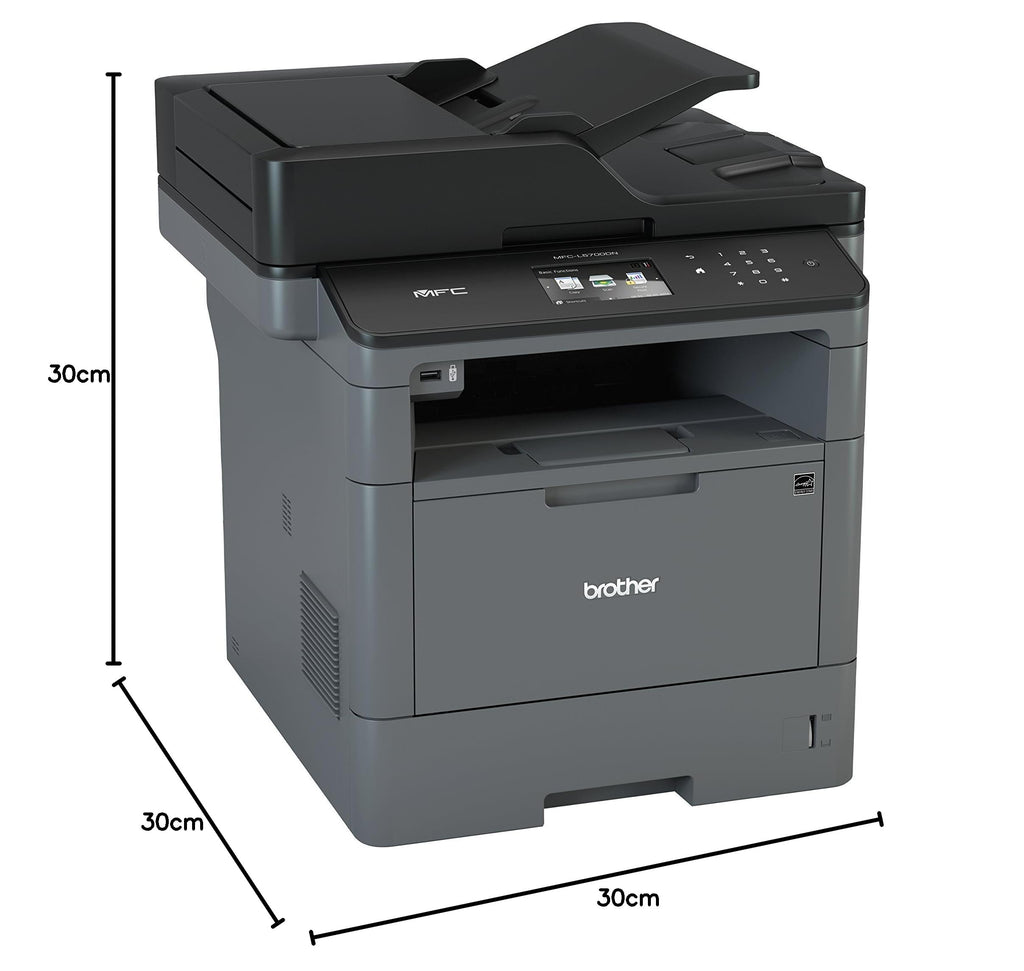Brother MFC-L5700DN Imprimante Multifonction 4 en 1 Laser | Monochrome | A4 | Recto-Verso Intégral | Ethernet