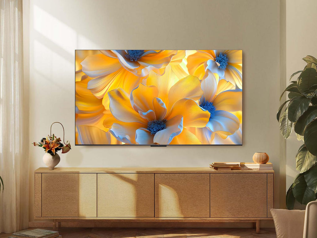 TCL 85Q6C QD-Mini LED TV, 4K HDR Premium 1000nits, Smart TV alimenté par Google (Dolby Vision IQ et Atmos, Panneau HVA Mat, système Audio Onkyo 2.1, Motion Clarity Pro 144Hz)