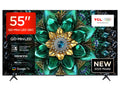 TCL 55Q6C QD-Mini LED TV, 4K HDR Premium 1000nits, Smart TV alimenté par Google (Dolby Vision IQ et Atmos, système Audio Onkyo 2.1, Motion Clarity Pro 144Hz, contrôle Vocal Mains Libres)