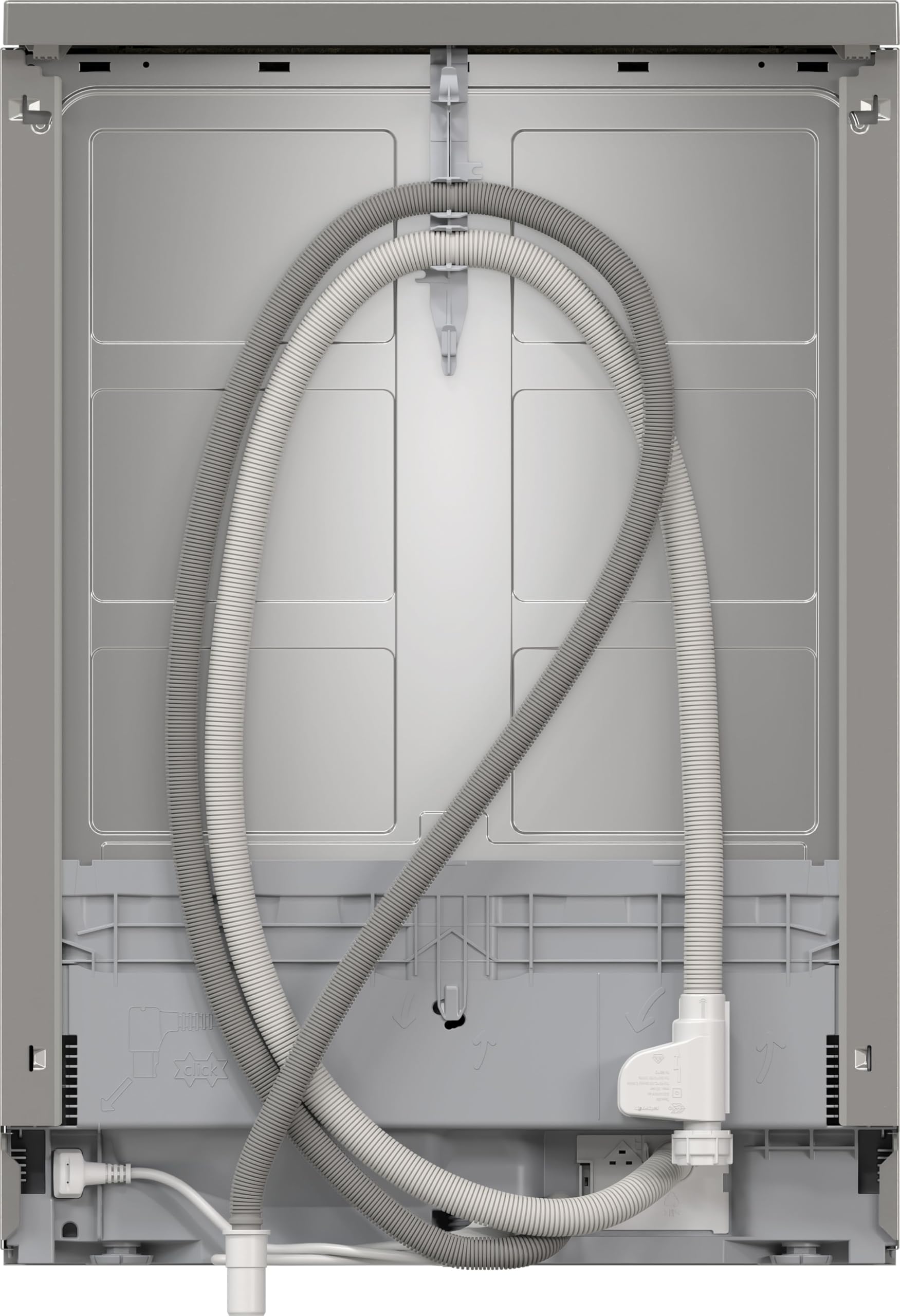Bosch SMS26AI01F, Série 2, Lave-vaisselle 60 cm, Pose libre, Inox