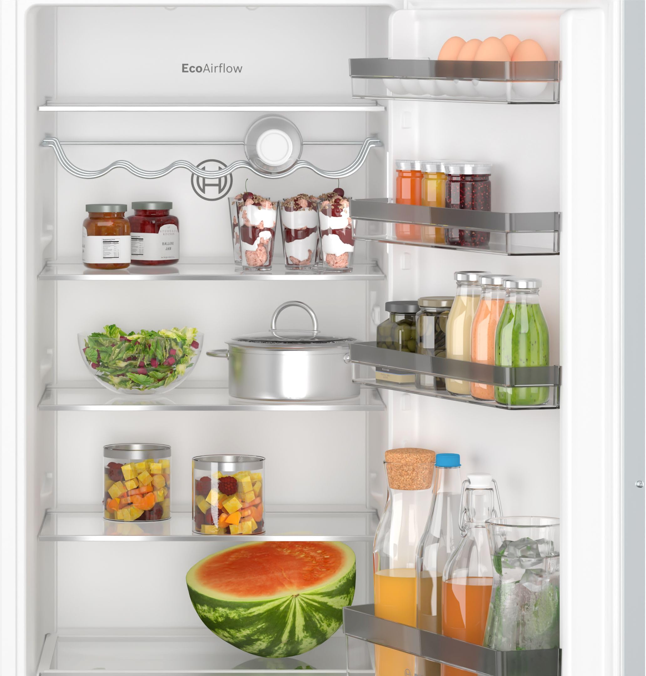 BOSCH KIR41VFE0, Série 4, Petit réfrigérateur, Encastrable, 122,5 x 56 cm, 204 L